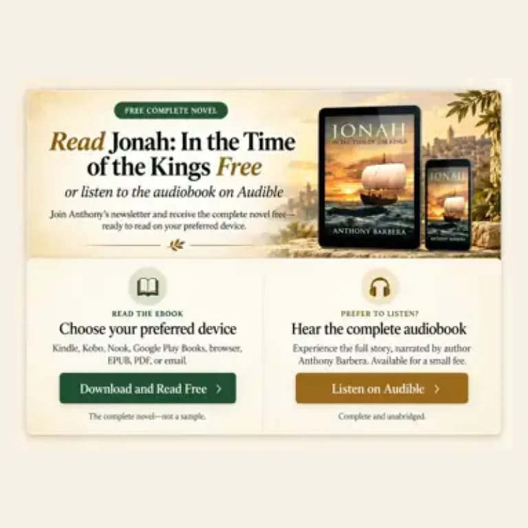 Read Jonah: In the Time of the Kings free, or listen to the audiobook on Audible
