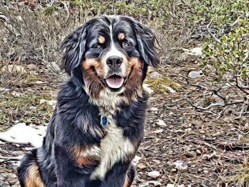 Izzy the Bernese Mountain Dog