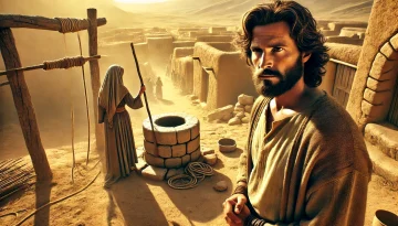 at the well